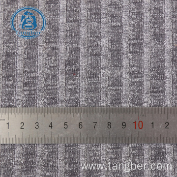 100% cotton stripe textile custom hacci fabric